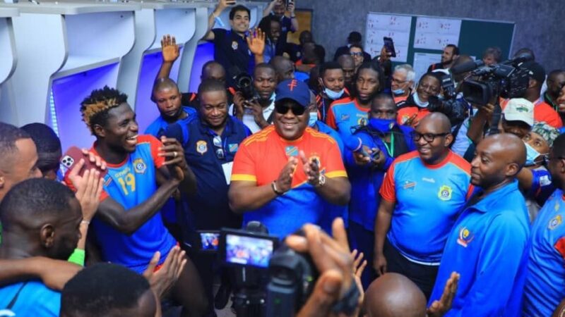 RDC : Le Président Félix Tshisekedi Félicite les Léopards pour leur Qualification à la CAN Côte d’Ivoire 2023