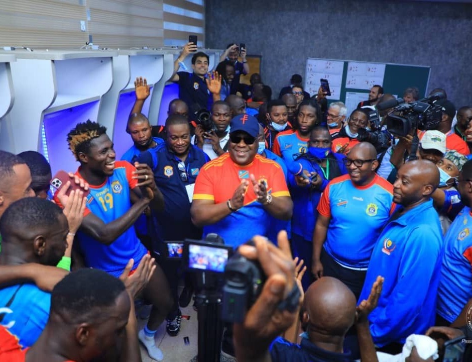 RDC : Le Président Félix Tshisekedi Félicite les Léopards pour leur Qualification à la CAN Côte d’Ivoire 2023