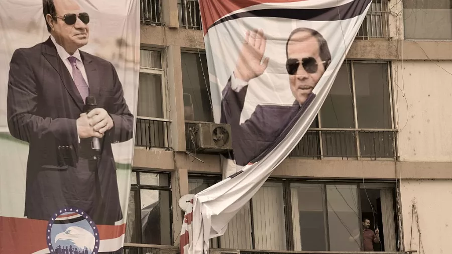 Egypte : Le Président Abdel Fattah al-Sissi en campagne
