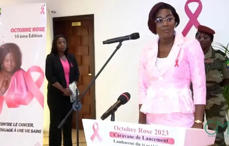 Gabon : La première dame de transition, Zita Oligui Nguema lance la 10ème édition d’Octobre Rose