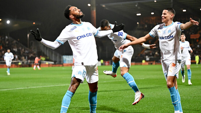 Ligue 1 : Marseille enchaîne face à Lorient, Aubameyang et Mendy buteur