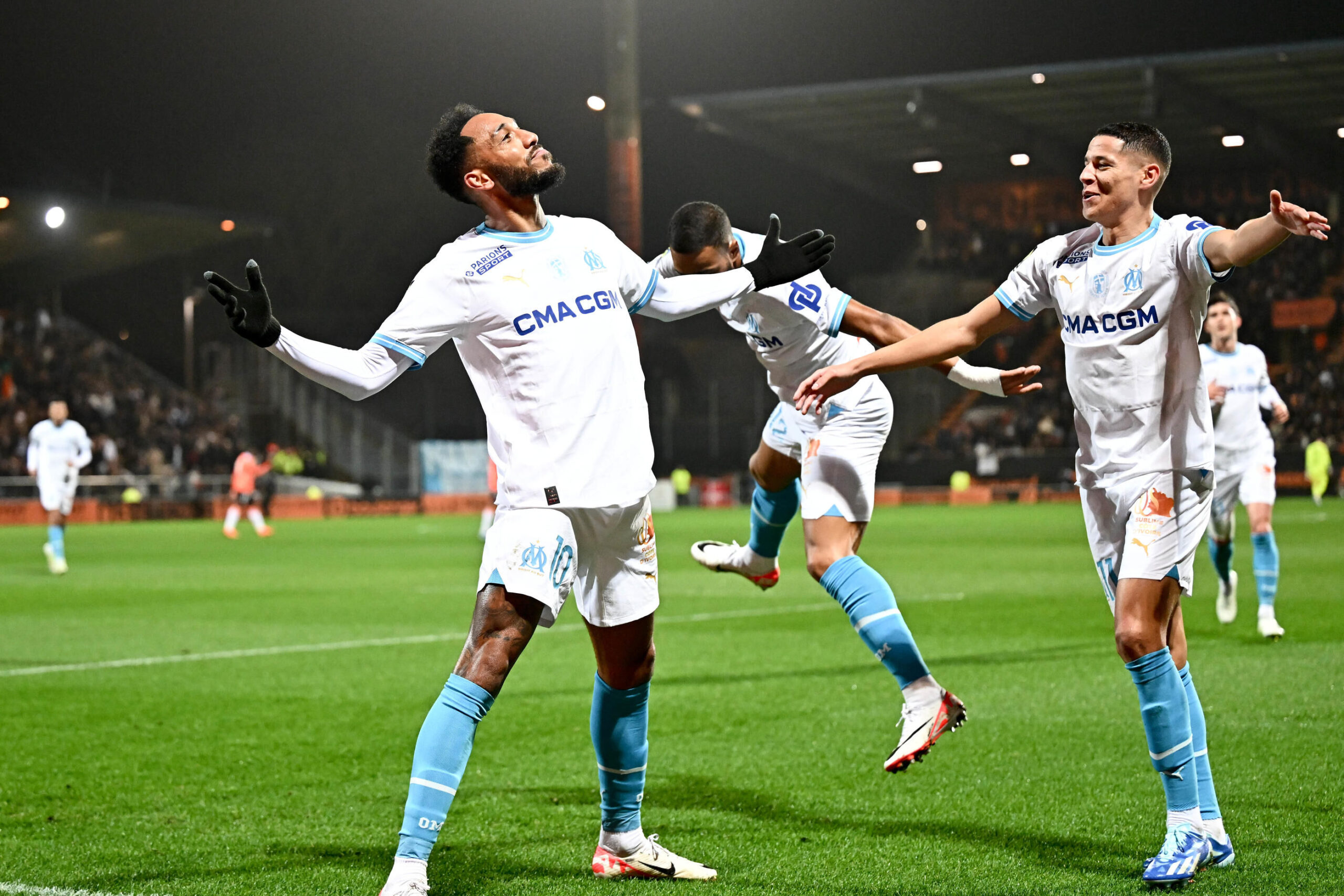 Ligue 1 : Marseille enchaîne face à Lorient, Aubameyang et Mendy buteur