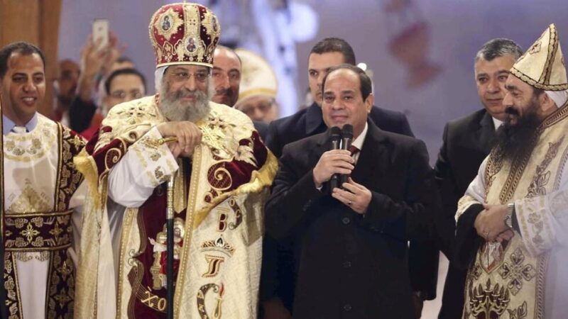 Égypte : Al-Sissi à la messe du réveillon de Noël avec les coptes orthodoxes