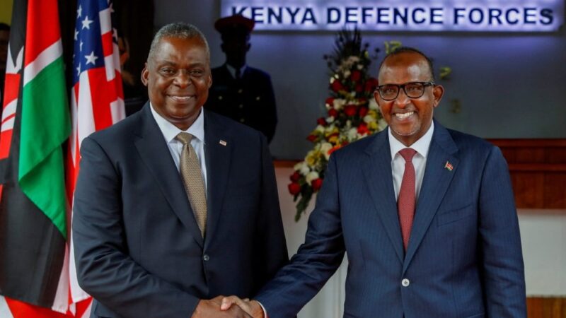 Kenya : Nairobi et Washington renforcent leur partenariat sécuritaire