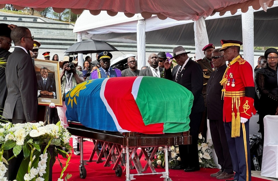 Namibie : Inhumation du Président Hage Geingob au cimetière de Heroes’ Acre, un hommage national émouvant
