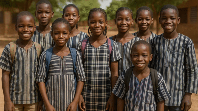 Burkina Faso : Uniformes scolaires en Faso Dan Fani, un acte de souveraineté culturelle sous la présidence du Capitaine Ibrahim Traoré